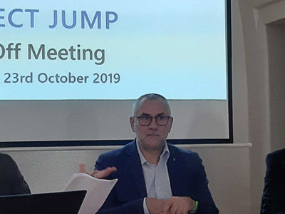 Interreg Jump KO meeting: from an unused building to a creative Lab